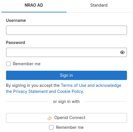 NRAO Gitlab Login 2025