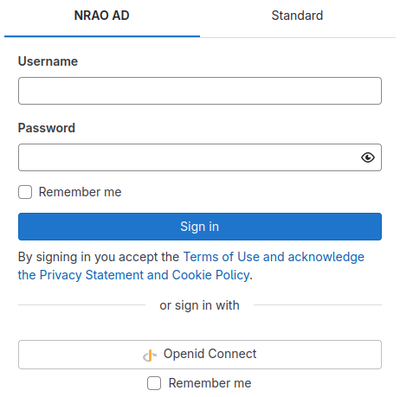 NRAO Gitlab Login 2025