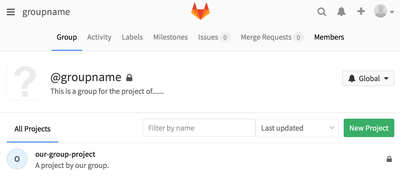 Gitlab Edit group