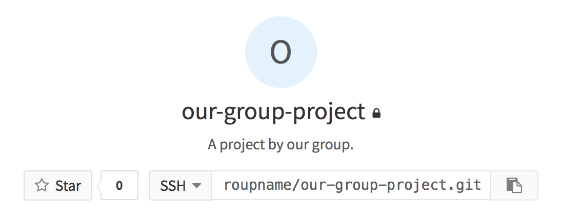 Gitlab project page