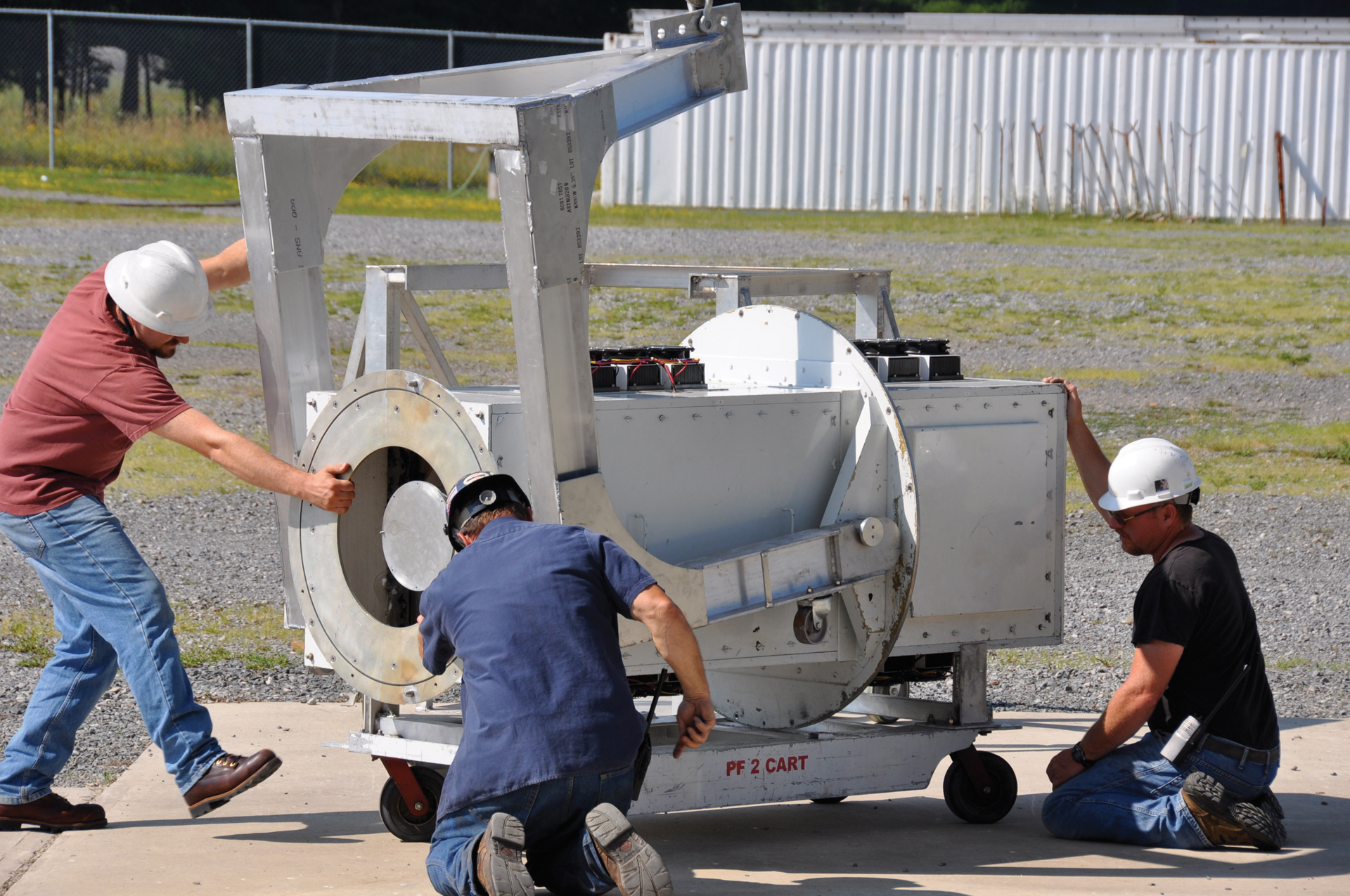 Moving a GBT Receiver, July 2011