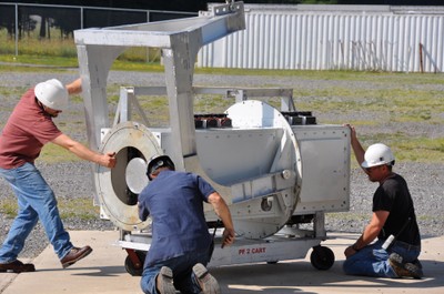 Moving a GBT Receiver, July 2011