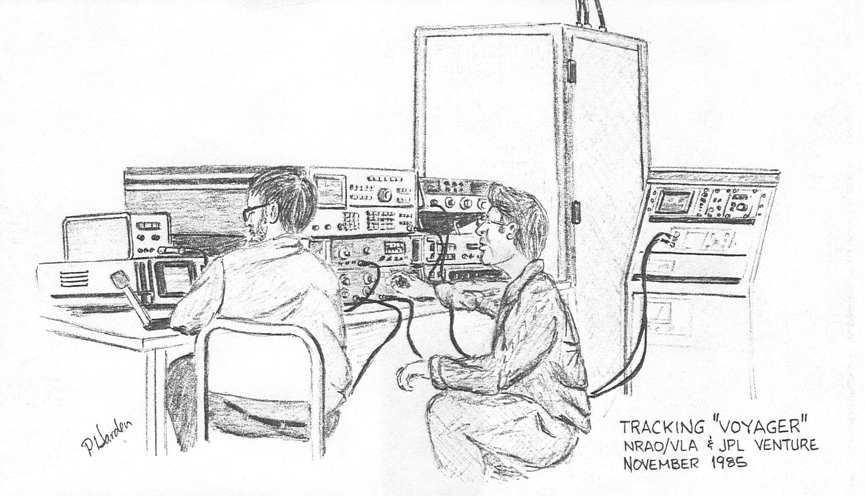 Preparations for Tracking Voyager, November 1985