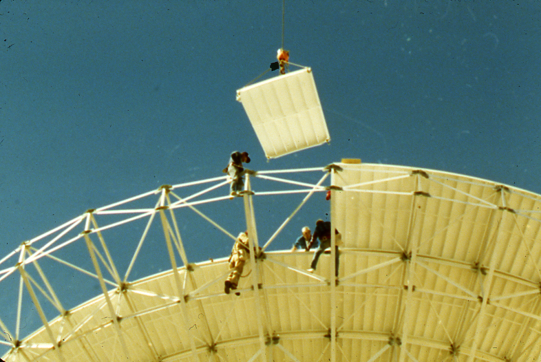 Installing Surface Panel, Los Alamos, October 1987